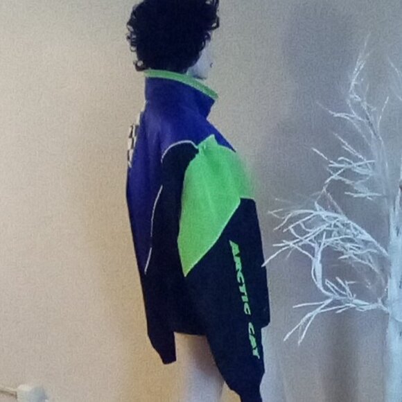 Vintage Arctic Cat  Team Mens 2 in 1Jacket  Chest 54" ( Doubled) Length 28" - Picture 16 of 16